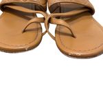 J. McLaughlin  Ondra Leather Sandals Brown Tan Size 9.5 Photo 3