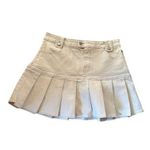 Wild Fable Pleated Mini Skirt Size 14 Cotton Blend Academia NWT Photo 0