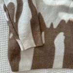 Oversized Cream Sweater Tan Size L Photo 6
