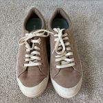 Dr. Scholls Dr. Scholl’s Time Off Sneaker Taupe Microfiber Faux Leather Suede Comfy Support Photo 2