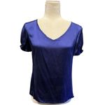 Armani Collezioni Jewel Blue Shirt in Size 6 Photo 0