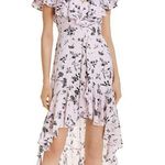Aidan Mattox  pink floral high low ruffle dress nwot Photo 0