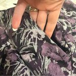 Lane Bryant Women's Floral Print Slash Pocket Box Pleated Skirt size 20 Photo 4