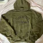 Authentic Fear of God Essentials hoodie Green Size XS Photo 2