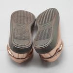 Qupid Sneakers Shoes Womens Size 6.5 Gold Metallic Low Top Zip Photo 6