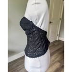 Frederick's of Hollywood  Black Lace Corset Bustier Photo 5