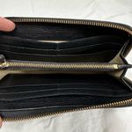 Chloé Chloe Leather Bow Black Leather Wallet Authentic 8” x 4” Photo 8