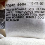 Max Mara  100% Silk Blouse Top Long Sleeve Keyhole Back Relaxed Cream 10 Photo 3