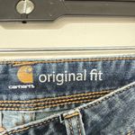 Carhartt Women’s Jeans Blue Original Fit Crop Size 4 Classic Casual Denim Photo 5