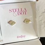 Stella & Dot  Protective Eye Stud Earrings Brand New in Box! NIB Photo 1