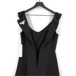 Kay Unger NWT Anais Jumpsuit w/Train Black 6 Photo 9