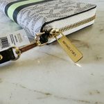 Michael Kors  Center Stripe Merlot Multi Travel Continental Zip Wallet Wristlet Photo 4