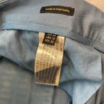 Massimo Dutti  Light Blue Chino Pants Ankle Pockets‎ Quiet Luxury Classic Size 10 Photo 9