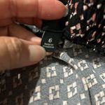 Torrid Black Geo Print Crepe Tapered Cuffed Pants Photo 4