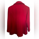 Fleet Street  vintage red wool coat size small Photo 2