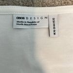 ASOS white knit long sleeve crop top sz US 12 Photo 1