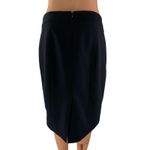 Calvin Klein  Women's Black Zipper Fitted Knee-Length Straight Pencil Skirt Sz 4 Photo 2