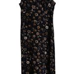 Vintage Byer Studio Maxi Dress Empire Waist Floral 90s Grunge Boho Size 12 Purple Photo 0