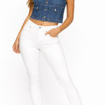 Anthropologie Pilcro Womens Denim Vest Sz Large Festival Western Coastal Cowgirl Photo 0