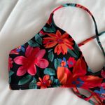 Roxy NWT Tropical Floral Tri Bikini Top Only Photo 1