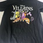 Disney Villains Graphic T-Shirt Size Large Black Cruella Scar Evil Queen Hades Photo 0