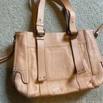 See By Chloe Authentic  leather shoulder bag d-ring striped peach gold boho tote Photo 4