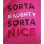 True Craft Soft Holiday Sweatshirt Sz S (Fits large) 'Sorta Naughty Sorta Nice' Photo 1