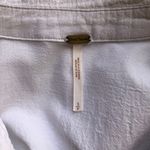 Free People  Lover Her Madly White Oversized Button Down Shirt Women's Size Small Photo 5