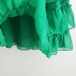 1. State  Smocked Halter Sleeveless Mini Ruffle Dress Photo 4