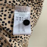 BEACHGOLD Chelsea Animal Print Romper in Brown Motif Size Medium Tan Photo 7