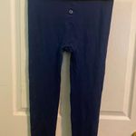 Navy Blue Leggings Size L Photo 1