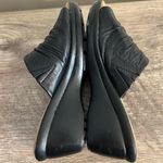 Natural Soul  by Naturalizer Haria Black Leather Wedge Sandals Women’s Size 7.5 Photo 6