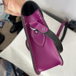 Mini Traditional British Vintage Satchel Boysenberry Crossbody Bag Purple Photo 6