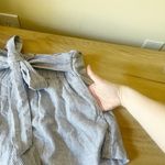 Abercrombie & Fitch Paperbag Striped Waist Tie Linen Shorts Photo 1