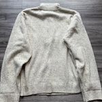 Columbia Speckled Cream Zip-Up Sweater Photo 4
