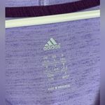 Adidas Woman’s Lilac Purple Casual Lightweight Cozy Chic Athletic Shirt Sz Large Photo 2