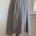 Jenny Yoo Collection Charcoal Gray Convertible Wren Tulle Dress Size 8 Photo 8
