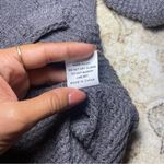 Joyfolie Mia Joy Slate Gray Short Sleeve Waffle Knit Sweater Top Size XL Photo 9