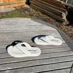 Free People  Wonderland Thong Sandals / White size eu 41‎ us size 10 Photo 1