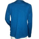 Hadley by Smartpak Sweatshirt Women Small Asymmetrical Pullover Plush Equestrian Blue Photo 3