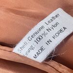 Vintage Casablanca Patchwork Zig Zag Stitch Leather Bomber Jacket Brown Size 42 Photo 8