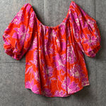 By Together By Togetherness Size S The Maria‎ Top Puffy Sleeve Off the shoulder floral shirt Photo 0