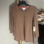 Coldwater Creek Womenโs Button Up Knit Cardigan Size Small NWT $72 Photo 1