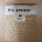 Blu Pepper Tan Knit Cardigan Sweater Medium Photo 4