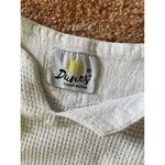 Dunes White Cold Shoulder Maxi Dress Peach Flower Appliqué Lined Size M White Size M Photo 1