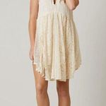 Free People ✨ Don't You Dare Sz Medium Dress in Neutral Combo✨ Photo 4