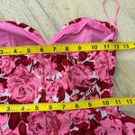 ZARA  pink white floral jacquard mini dress Photo 11