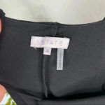 1. State  Black Jersey Knit Draped Shoulder Dress NEW Size M Photo 7