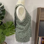 Anthropologie  Dolan animal print cross back tank top Photo 2