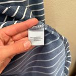 Jane and Delancey  Blue and White Striped Long Sleeve Top Photo 6